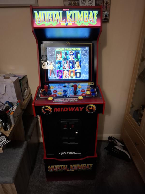 Arcade1Up Mortal Kombat II Deluxe Arcade(14 Games) - QVC.com Arcade1Up Mortal Kombat II Deluxe Arcade(14 Games) - QVC.com