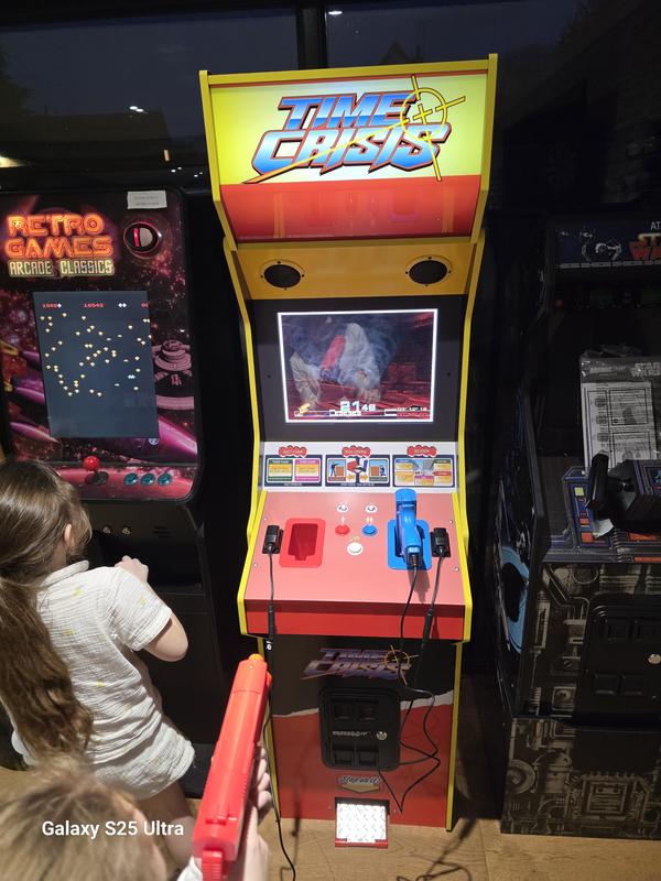Arcade1Up 17 Inches Screen Multiplayer TIME Crisis Arcade Machine w ...