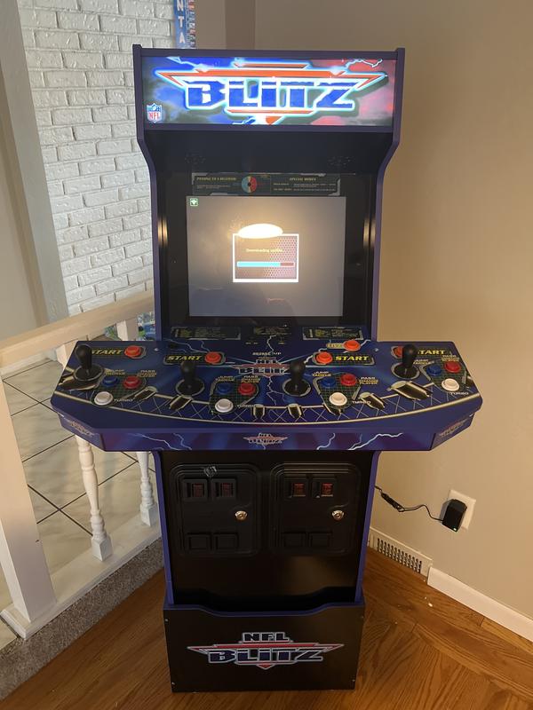 Arcade1Up NFL Blitz Legends Arcade Machine - 4 Player, 5-foot tall  full-size stand-up game for home …See more Arcade1Up NFL Blitz Legends  Arcade