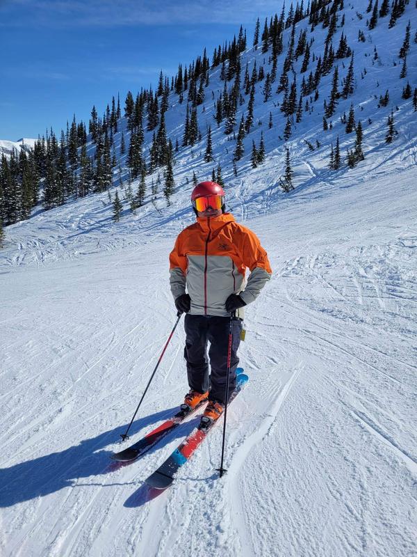 Arc'teryx Rush ski jacket is perfect for big mountain adventures