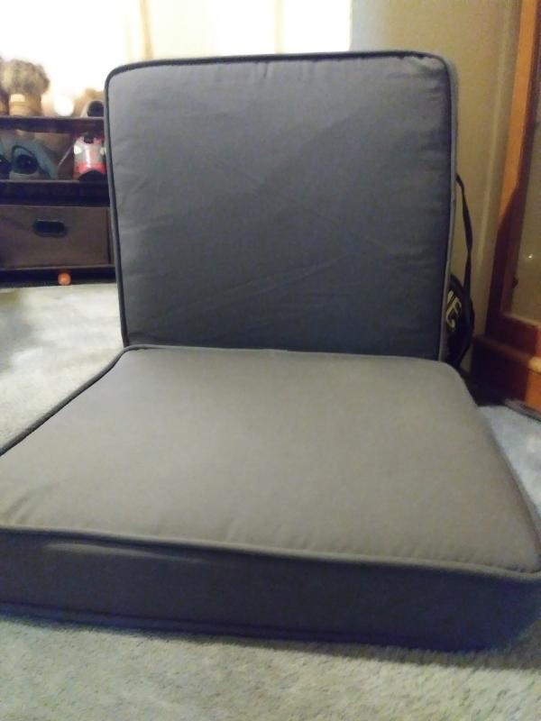 Arden Selections Pro Foam Chair Cover after put together.