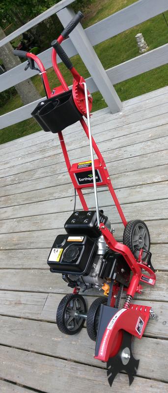 Side angle Earthquake 79cc Walk Behind Edger