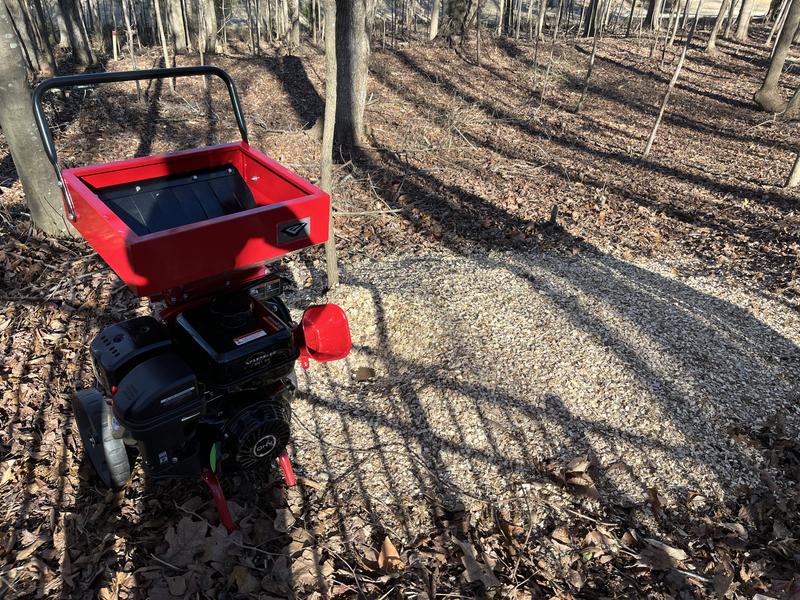Earthquake Chipper Shredder 301 Viper Gas Wood Chipper, 3-in