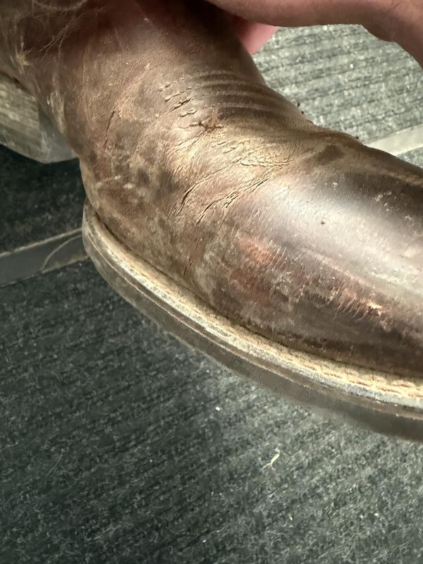 Customer photo for "Good looking boots outta the box."