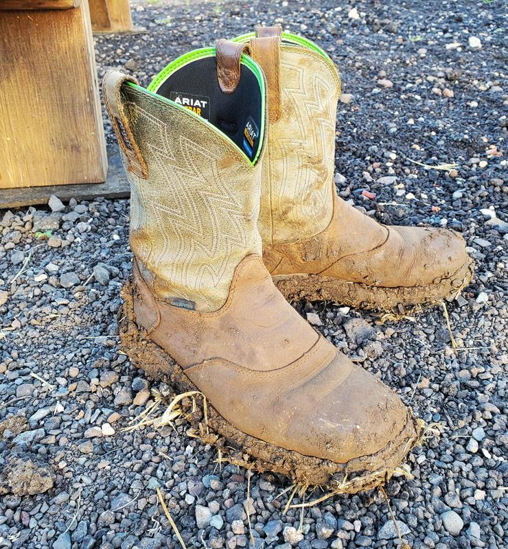 Rebar Flex Western Waterproof Work Boot Ariat