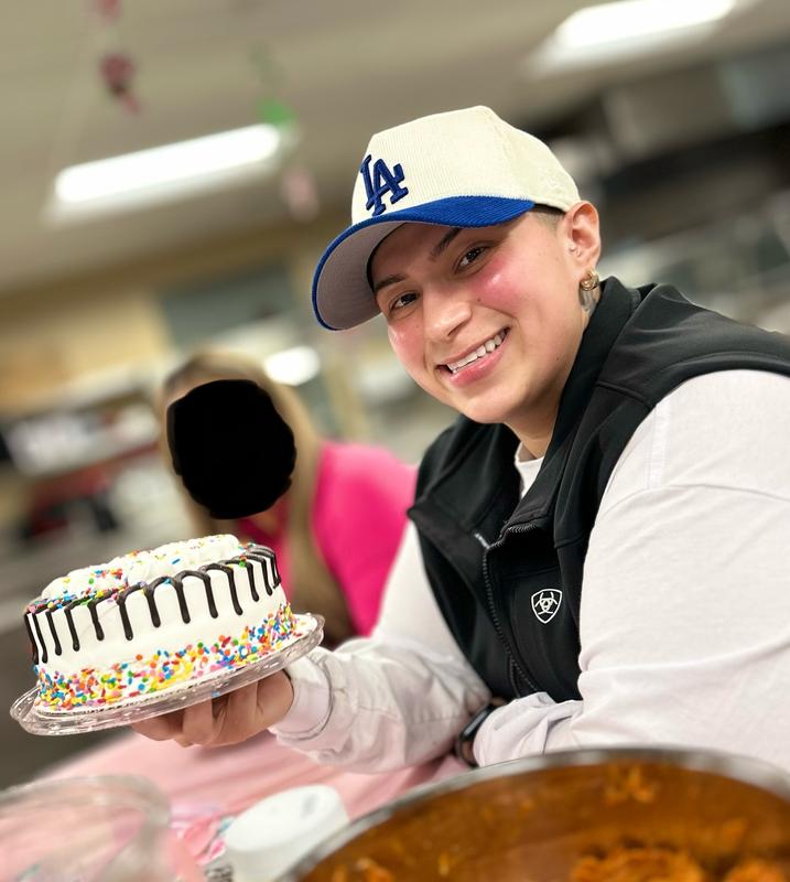 Wore it to work for my birthday celebration.