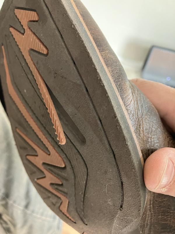 Customer photo for "Love the boot but not worn well"