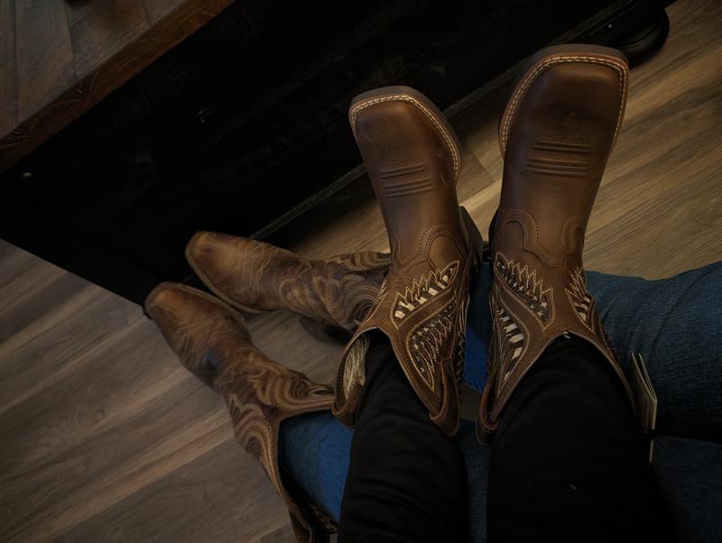 Grandma & Grandson Ariat Boots