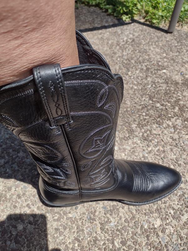 Customer photo for "Heritage R black western boots"