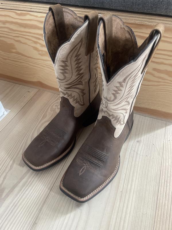 Brush Creek Wide Square Toe Cowboy Boot | Ariat