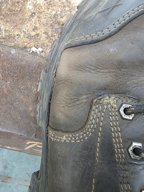 Both Boots the sole starting to separate on both sides of the boot after less then 2 months