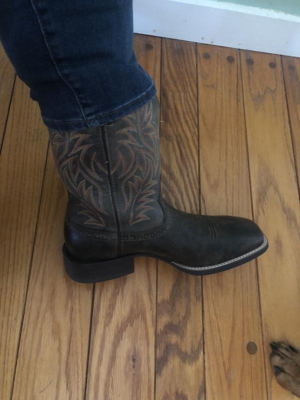 Sport Wide Square Toe Western Boot Ariat