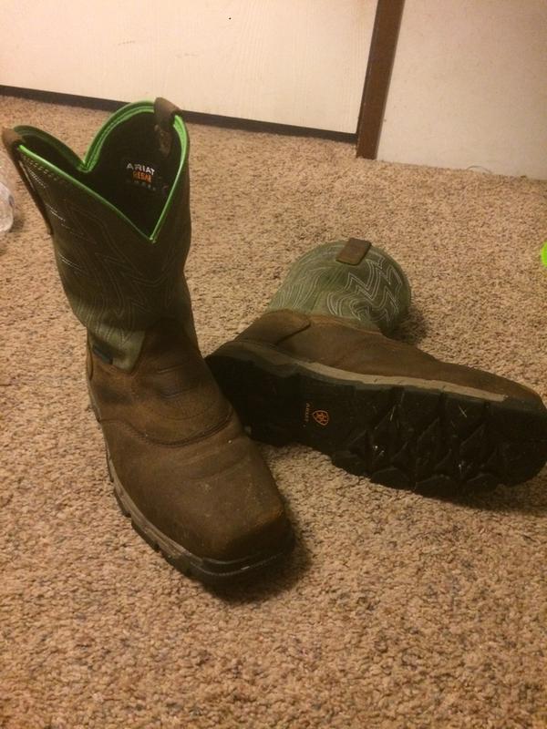 rebar flex western waterproof composite toe work boot