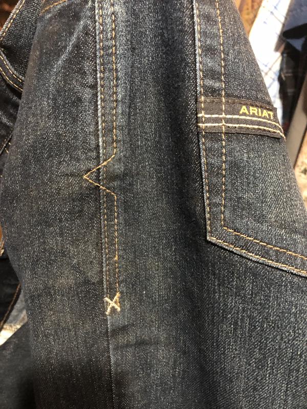 X stitching on the new style.