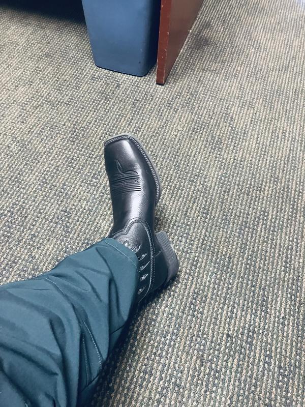 My courtroom boots