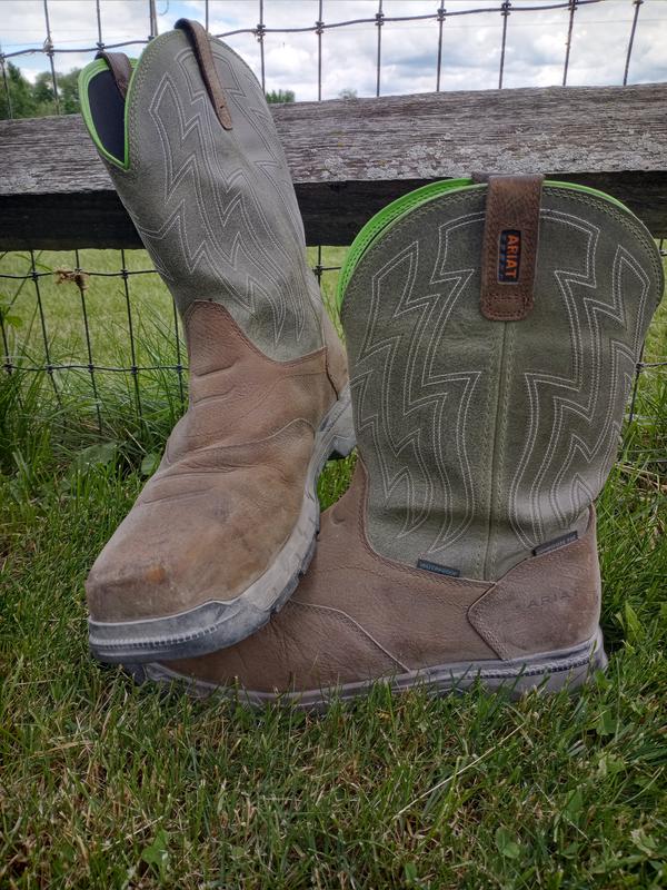 Rebar Flex Western Waterproof Composite Toe Work Boot Ariat