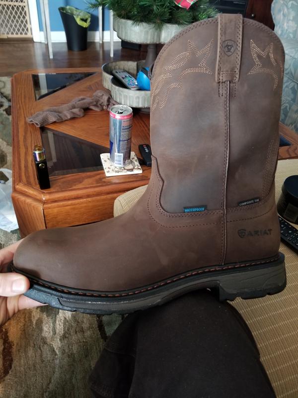 ariat wellington work boots