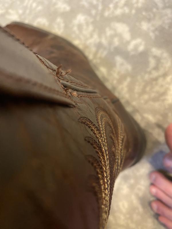 Customer photo for "Poor stitching"