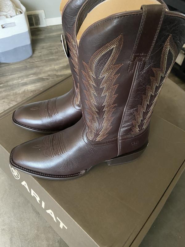 Customer photo for "Mystery Boots I received the Willies the color bro"