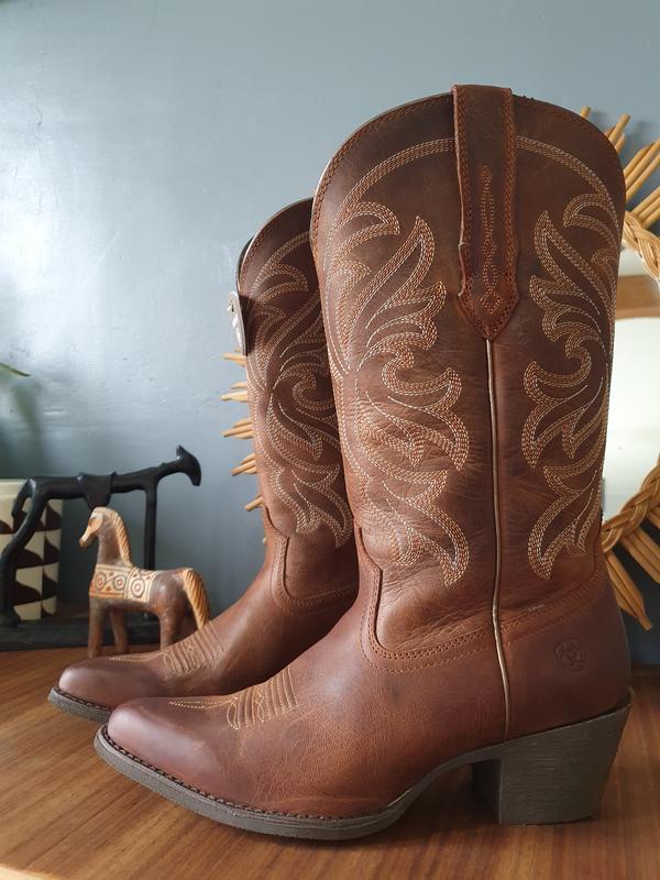 Ariat Heritage Hackamore Tawny Western Cowboy Boots 8EE $189 Retail 10019989 Ariat Women main image 4