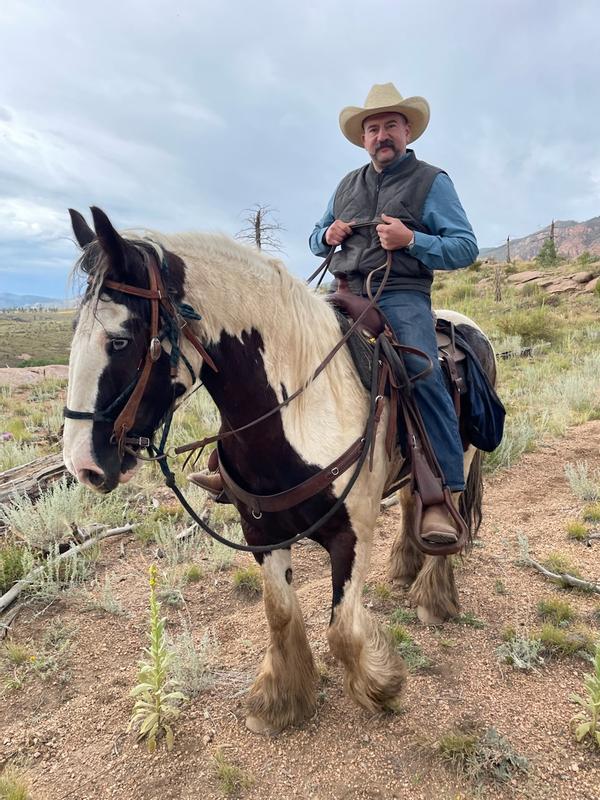 Customer photo for "Perfect horse boot."