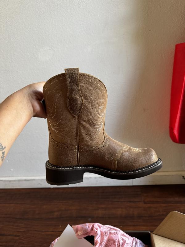 Bottes De Cowgirl Ariat Fatbaby Heritage Dapper – Femme, Taille 10, Cuir Noyer, Neuves