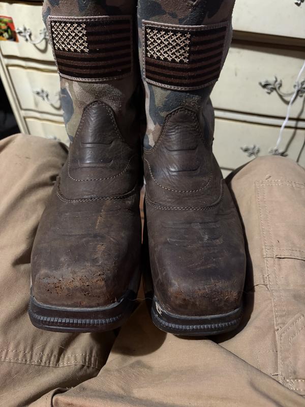 My boots after a month of working in them