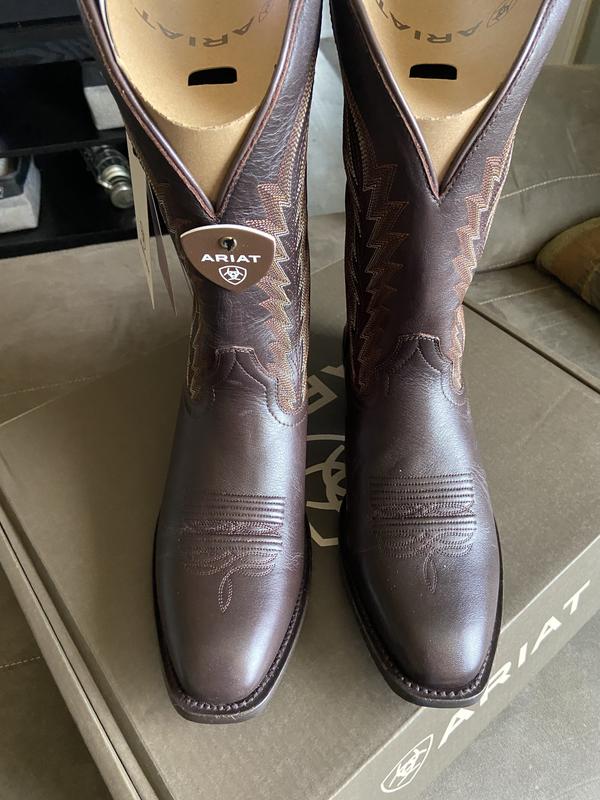 Customer photo for "Mystery Boots I received the Willies the color bro"