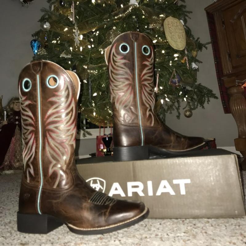 Ariat women's round hot sale up ryder western boots