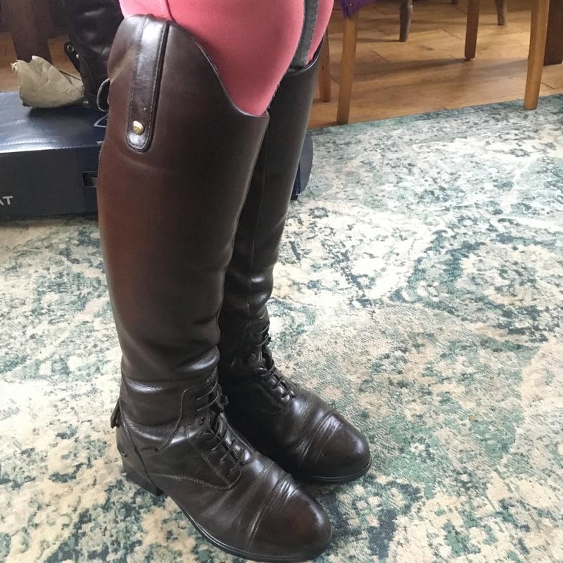 Ariat Bromont Womens Pro Zip Insulated Paddock Boot Waxed Chocolate 