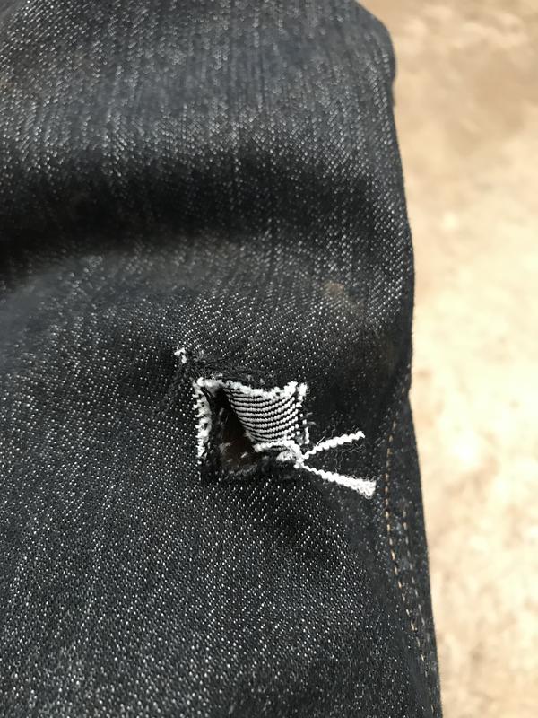 Ripped less than an hour into my shift. From tie wire. Extremely disappointed