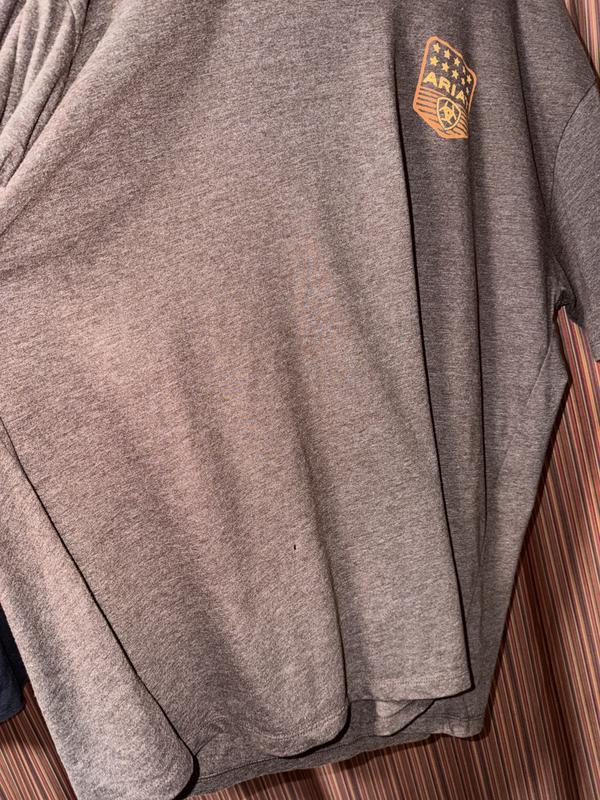 Shirt was cut before we could even wear it.