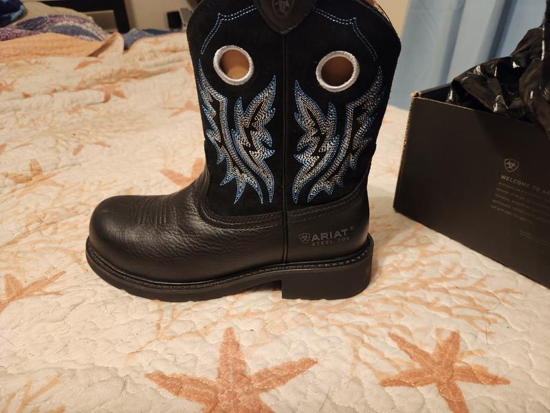 Ariat fatbaby hot sale black boots