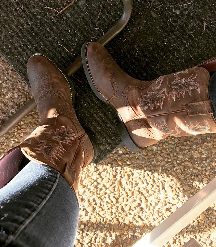 ariat delilah square toe