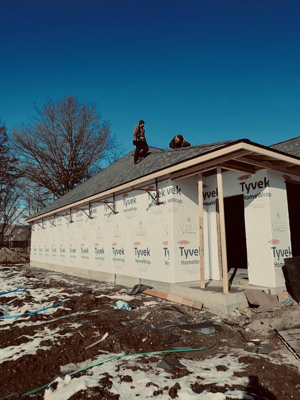 On a roof with my ariat hoodie!