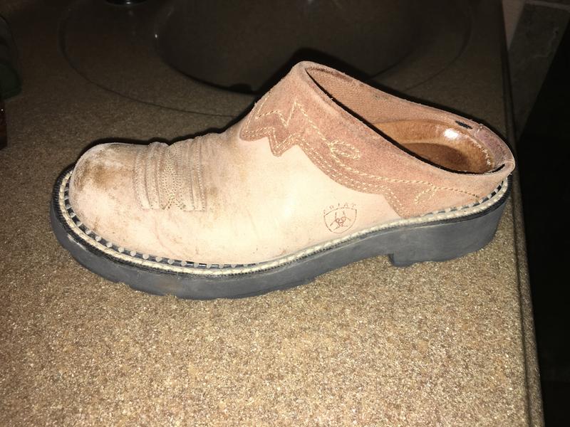 ariat steel toe clogs