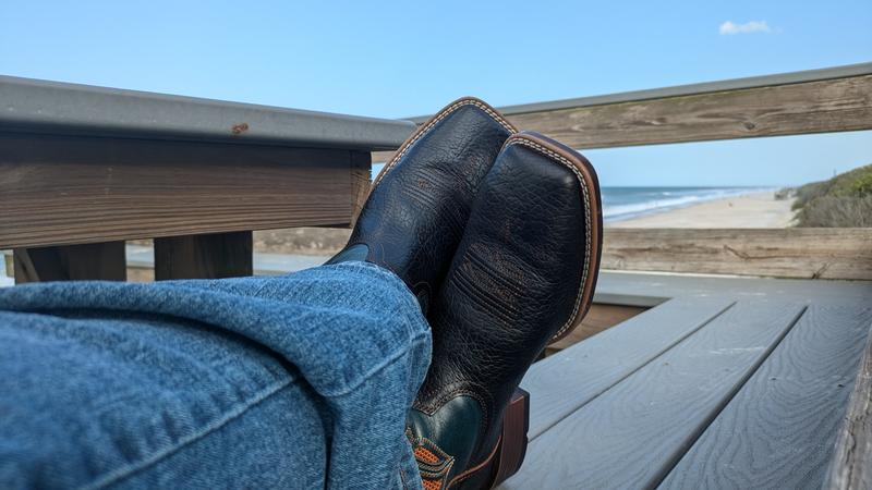 Customer photo for "Great boots worth the price."
