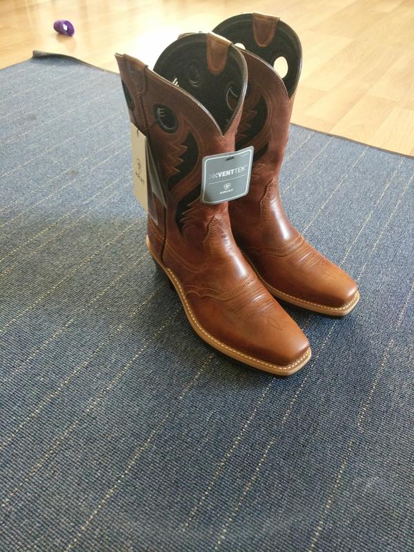 venttek ultra narrow square toe western boot