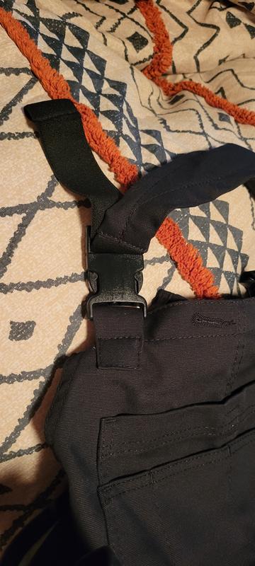 Backwards buckle & excess strap