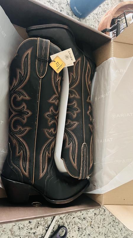 Ariat Womens Belinda StretchFit Western Boot Chic Brown 10並行輸入品 通販 