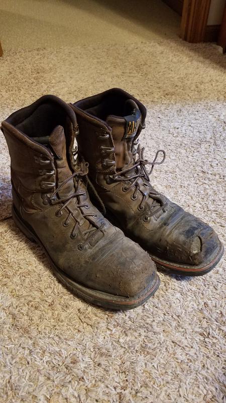 ariat men's workhog 8 lace up composite work boots