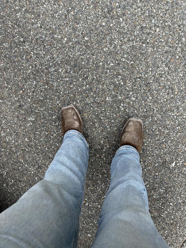 Boots with bootcut ariats