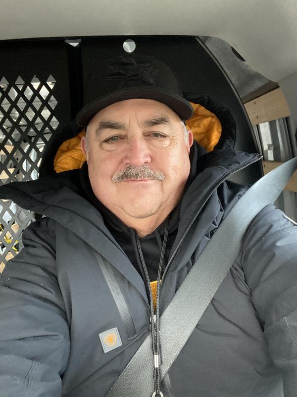 Me and in my delivery van