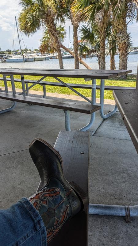 Customer photo for "Great boots worth the price."