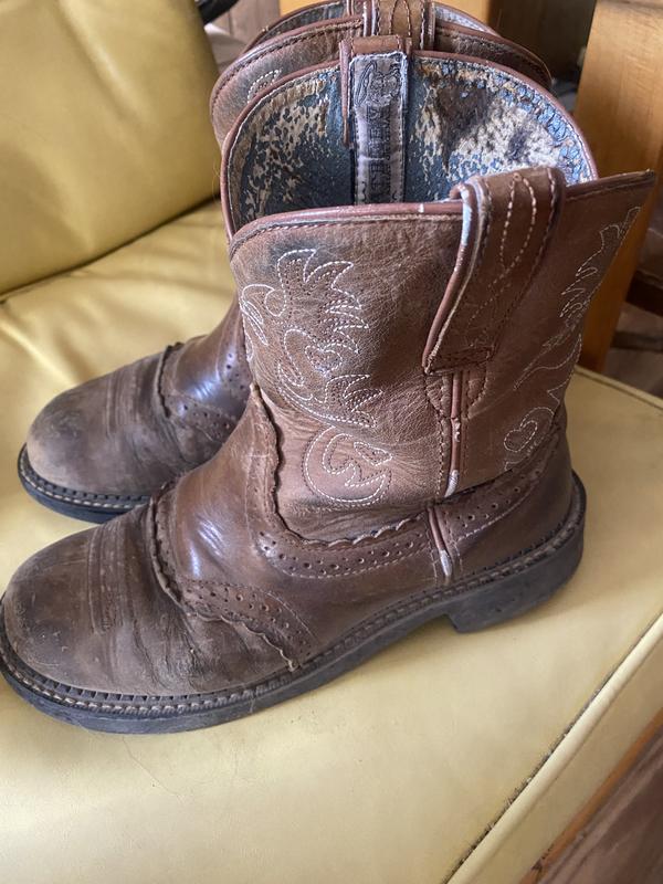 Ariat fatbaby saddle boots hotsell