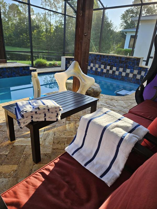 Nice pool towels in a set