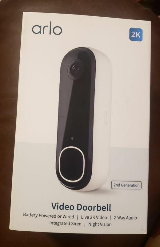 Video Doorbell (2nd Generation), Wired or Wireless Smart Doorbell Camera