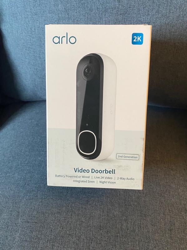 その他 Arlo Video Doorbell 2nd Generation Arlo Video Doorbell 2K (2nd Gen) Wired/Wireless Smart Video