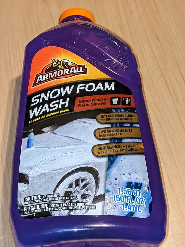 Armor All Car Wash and Car Cleaner Kit by Armor All, Includes Glass Wipes,  Car Wash & Wax Concentrate, Protectant Spray and Tire Foam