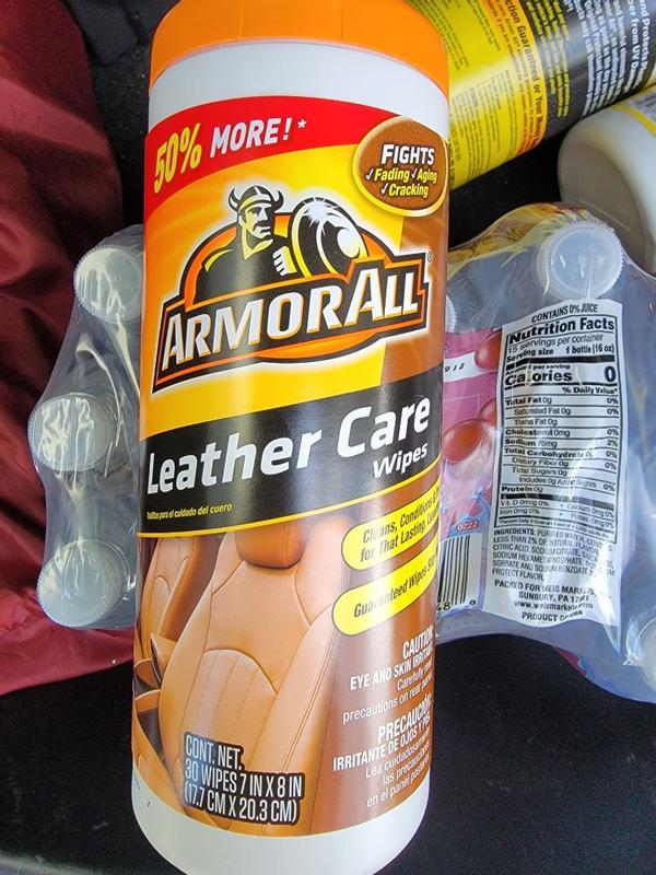 2-Pk Armor All AUTO LEATHER CARE BEESWAX Clean Condition 16 oz Trigger  Spray